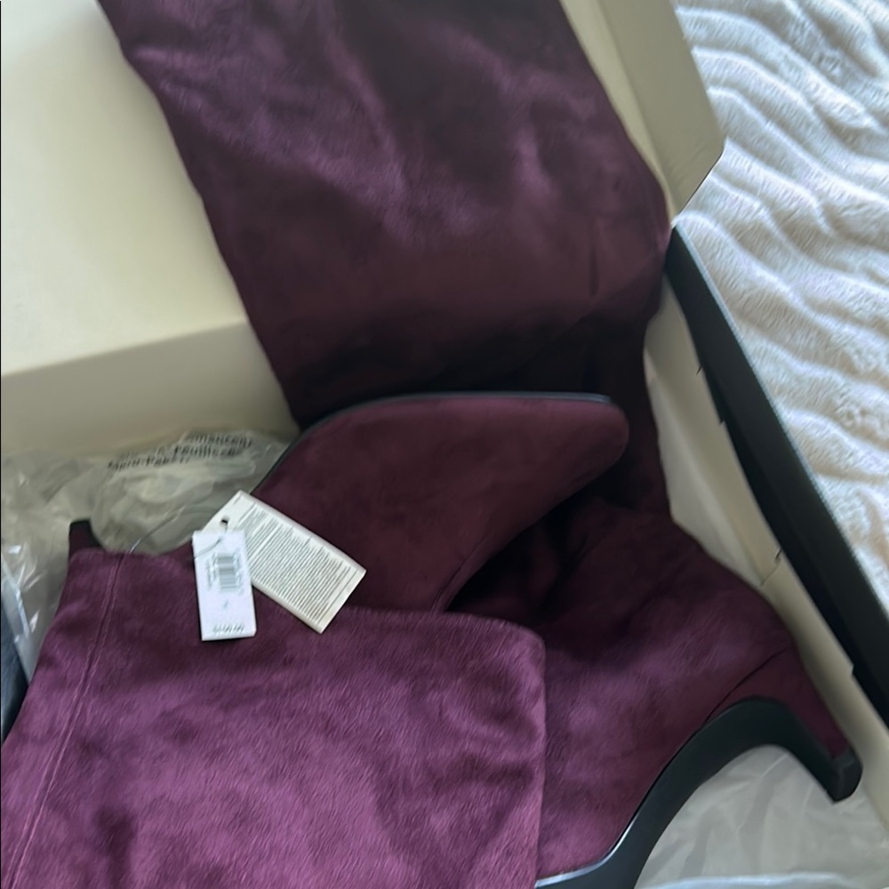 GAP Burgundy Suede Boots
